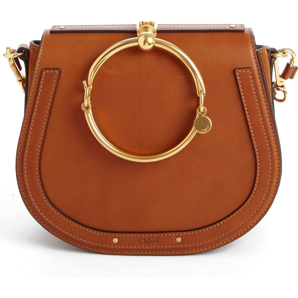 Chloé Medium Nile Leather Bracelet Saddle Bag